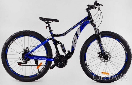 Спортивный велосипед 27.5 дюймов со стальной рамой и 21 скоростью, CORSO R1 6997. . фото 1