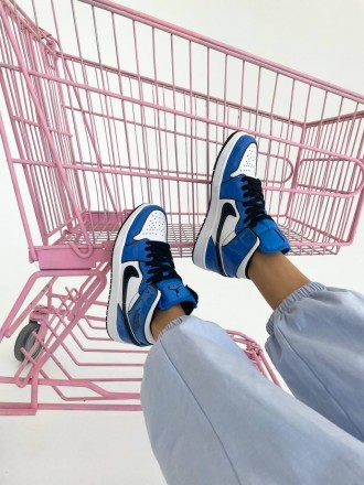 Кроссовки женские синие Nike Air Jordan 1 Retro
Спортивные женские кроссовки Най. . фото 8