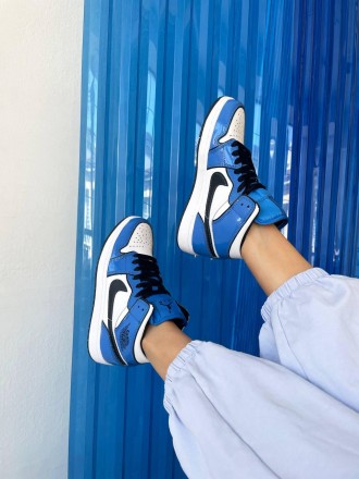 Кроссовки женские синие Nike Air Jordan 1 Retro
Спортивные женские кроссовки Най. . фото 11