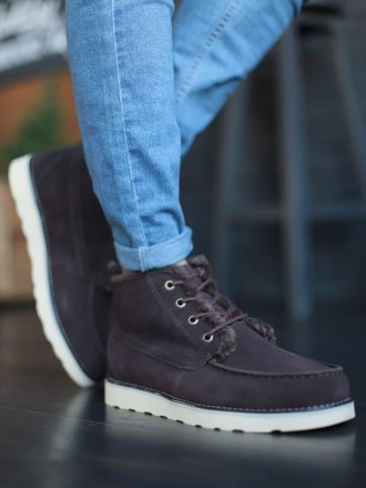 Ботинки мужские зимние коричневые Ugg 
Мужские ботинки UGG в коричневом цвете уж. . фото 8