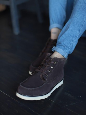Ботинки мужские зимние коричневые Ugg 
Мужские ботинки UGG в коричневом цвете уж. . фото 3