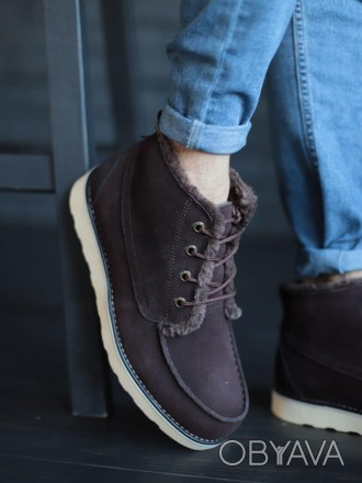 Ботинки мужские зимние коричневые Ugg 
Мужские ботинки UGG в коричневом цвете уж. . фото 1