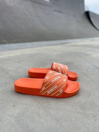 Тапочки женские оранжевые Balenciaga Slides Small Logo
Женские тапочки Balenciag. . фото 5