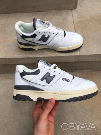 Кроссовки женские белые New Balance 550 
Стильные женские кроссовки Нью Беленс 5. . фото 1