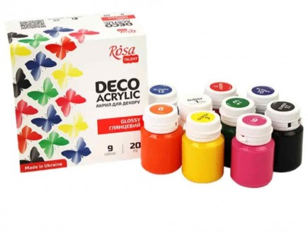 Набор акриловых красок от Rosa Talent - используются в свободной росписи для соз. . фото 2