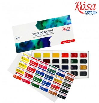 
Художественные акварельные краски ROSA Studio предназначены для обучения и разв. . фото 2
