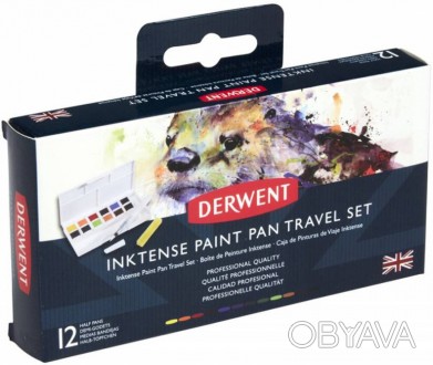 
Набор Inktense Paint Pan Travel Derwent содержит уникальную композицию Inktense. . фото 1