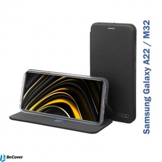 Чeхол-книжка BeCover Exclusive для Samsung Galaxy A22 SM-A225/M32 SM-M325 Black . . фото 6