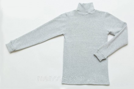 Теплая детская водолазка с начесом, светло-серая, SmileTime Warming 152. Кривой Рог. фото 1 Теплая детская водолазка с начесом, светло-серая, SmileTime Warming 152. Кривой Рог. фото 1