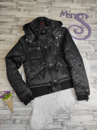 Женская куртка Towmy черная короткая с капюшоном 
Состояние: б/у в идеальном сос. . фото 2