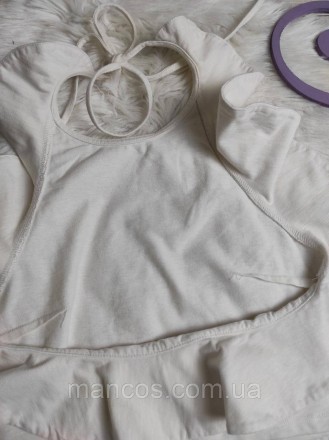 Женский топ H&M с рюшами белого цвета 
Состояние: б/у, в идеальном состоянии
Про. . фото 5