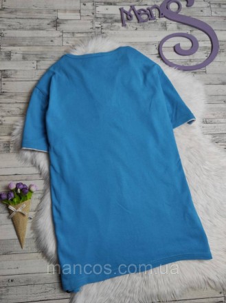 Мужская футболка Violento голубая 
Состояние: б/у, в идеальном состоянии
Произво. . фото 5