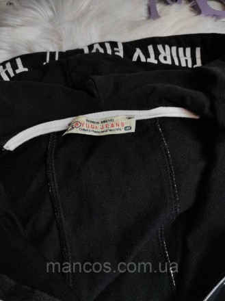 Удлинённая кофта Ayugi Jeans для девочки черная с капюшоном 
Состояние: б/у, в о. . фото 6