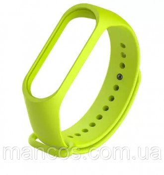 Силиконовый ремешок для Xiaomi Mi Band 3/4 салатовый. Кривой Рог. фото 1 Силиконовый ремешок для Xiaomi Mi Band 3/4 салатовый. Кривой Рог. фото 1