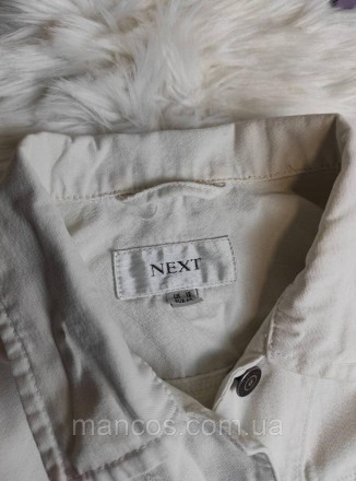 Женский джинсовый пиджак Next белый
Состояние: б/у, в идеальном состоянии
Произв. . фото 4