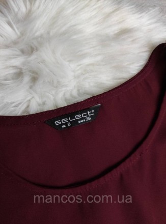 Женская блуза Select цвета марсала 
Состояние: б/у, в отличном состоянии
Произво. . фото 4