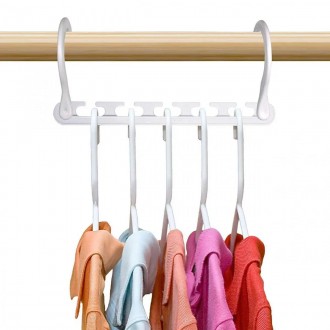 Двойная вешалка для одежды - это новая модная модель вешалок, которая поможет сэ. . фото 2