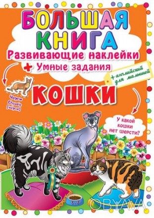 Большая книга "Развивающие наклейки. Умные задания". С помощью этой книги ты сов. . фото 1