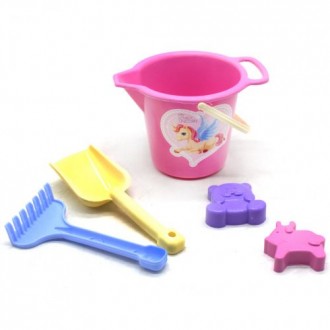 Песочный набор "Единорожка", розовый. Борисполь. фото 1