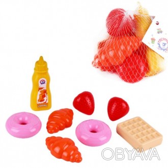 Детский игровой набор включает в себя пластиковые десерты. При помощи набора, ре. . фото 1