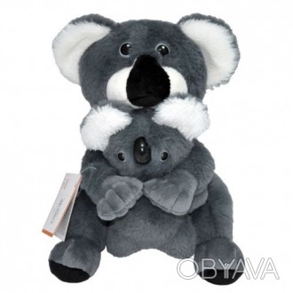 Милая игрушка коала в лапках которой сидит детеныш (малыш пришит к маме). Игрушк. . фото 1