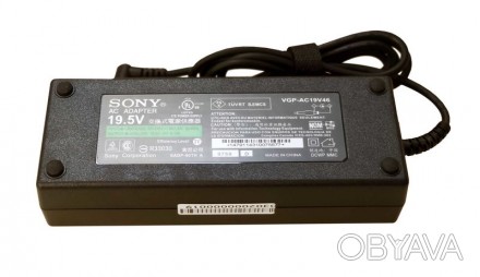 Блок питания для ноутбука Sony 120W 19.5V 6.15A 6.5x4.4mm VGP-AC19V16 Orig. . фото 1