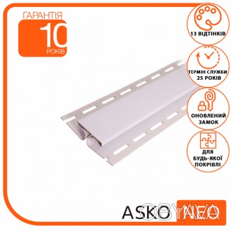 Система карнизної підшивки ASKO NEO складається з 4-х елементів: панелі з та без. . фото 1