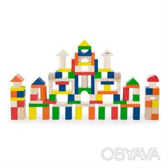 Подарите ребенку большой набор кубиков от Viga Toys для занимательного досуга и . . фото 1