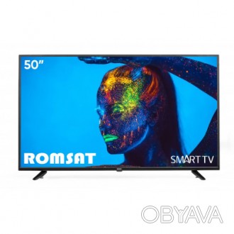 Romsat 50USQ2020T2 – 50 дюймовый телевизор со смарт-функционалом и DLED подсветк. . фото 1