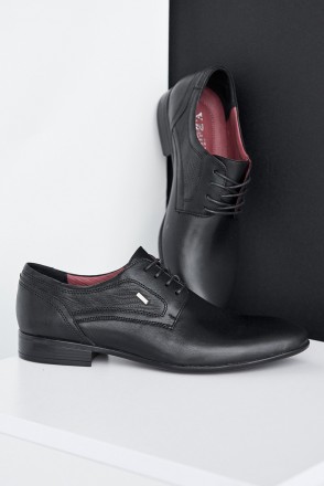 Мужские туфли кожаные весна/осень черные SL-Udg-1901 классические. Николаев. фото 1 Мужские туфли кожаные весна/осень черные SL-Udg-1901 классические. Николаев. фото 1