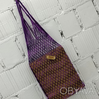 Модные компактные повседневные сумки "Авоська" с премиальным дизайном изготавлив. . фото 1