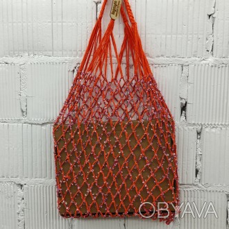 Модные компактные повседневные сумки "Авоська" с премиальным дизайном изготавлив. . фото 1