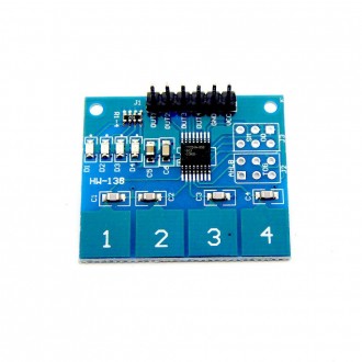 Сенсорная клавиатура для Arduino тип TTP 224 работает по принципу легкого прикос. . фото 4