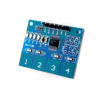 Сенсорная клавиатура для Arduino тип TTP 224 работает по принципу легкого прикос. . фото 2