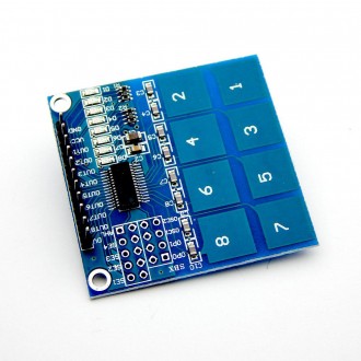 Сенсорная клавиатура для Arduino тип TTP 226 работает по принципу легкого прикос. . фото 3