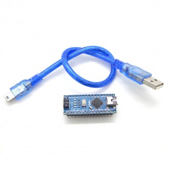 Arduino Nano V3.0 + usb кабель распаянная (Микроконтроллер нано CH340). Київ. фото 1 Arduino Nano V3.0 + usb кабель распаянная (Микроконтроллер нано CH340). Київ. фото 1