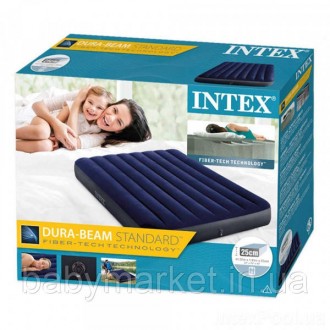  Надувний матрац Intex відмінно підійде для відпочинку вдома або на дачі. Практи. . фото 3