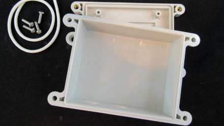  Пластиковая распределительная коробка белая 1-12-1 110*67*39мм.. . фото 6