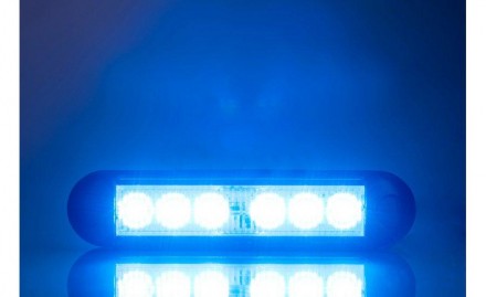 Проблесковый сигнальный мачок синий LDO 2781 12V-24 V. . фото 4