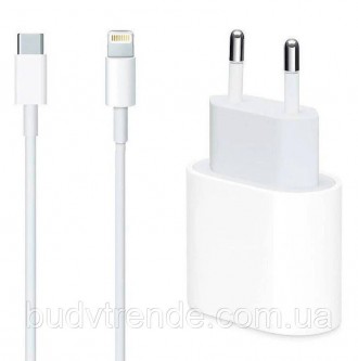 СЗУ для Apple iPhone 20W Type-C Power Adapter (A) + Cable Type-C to Lightning. Одеса. фото 1 СЗУ для Apple iPhone 20W Type-C Power Adapter (A) + Cable Type-C to Lightning. Одеса. фото 1