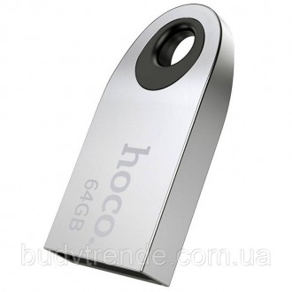 Флеш накопитель USB 2.0 Hoco UD9 64GB (Серебряный. . фото 2