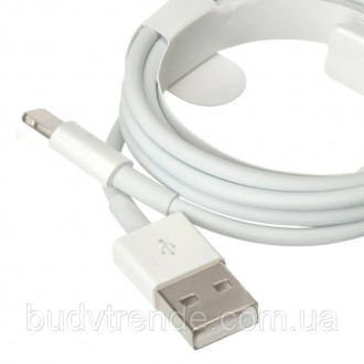 Дата кабель Foxconn для Apple iPhone USB to Lightning (AAA grade) (1m) (тех.пак). . фото 3