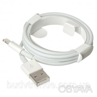 Дата кабель Foxconn для Apple iPhone USB to Lightning (AAA grade) (1m) (тех.пак). . фото 1