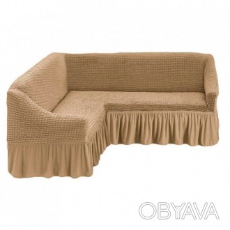 Чехол универсальный на угловой диван (1шт.) DO&CO.
Состав: 80% полиэстер, 20% ла. . фото 1