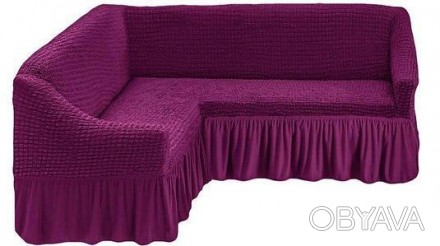 Чехол универсальный на угловой диван (1шт.) DO&CO.
Состав: 80% полиэстер, 20% ла. . фото 1