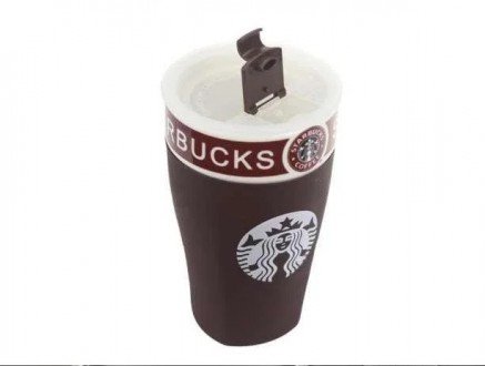 Красивая керамическая чашка от всемирно известного бренда Starbucks c термоизоля. . фото 5