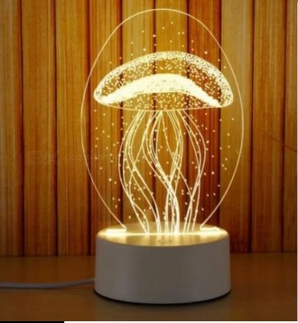 Трехмерный светодиодный светильник 1113 "Медуза"
Если вы хотите сменить обычный . . фото 4