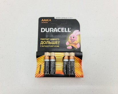 Батарейка Duracell (ААA R3) алкалиновые (Б-4) (4 шт) Производитель: Собственное . . фото 4