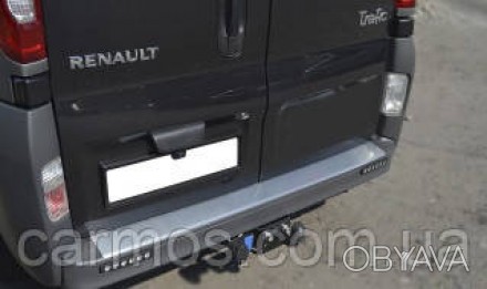 Накладка на задний бампер для Renault trafic . С надписью, длина 138 см, с загиб. . фото 1