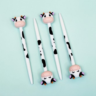 Набір ручок гелевих 0.5 мм BP5004 Cow (4шт). Киев. фото 1 Набір ручок гелевих 0.5 мм BP5004 Cow (4шт). Киев. фото 1
